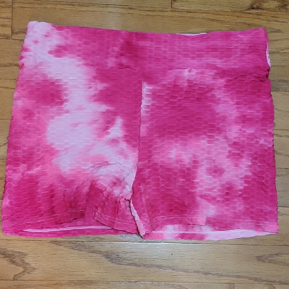 Pink Tie-Dye Women's Shorts